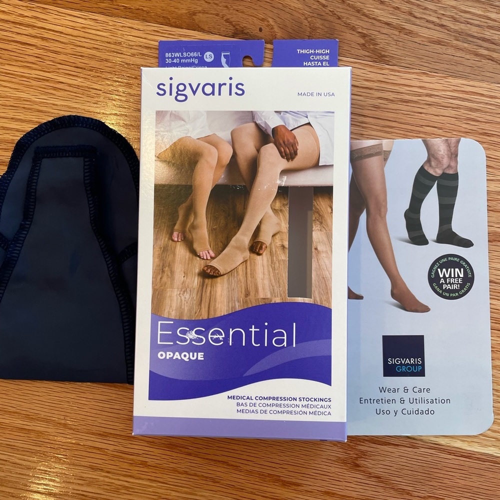 Sigvaris 863WLSO66/L compression with waist